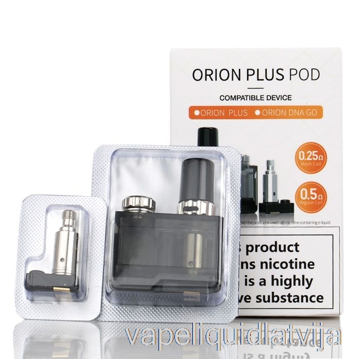 Pazaudēts Vape Orion Plus Rezerves Pods 2,0 Ml Orion Plus Pod (ar Spolēm) Vape šķidrums